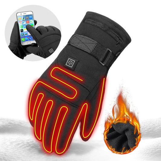 "Winter Electric Heated Gloves Motorcycle Touch Screen Gloves - MANDOTOS"