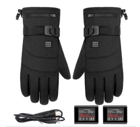"Winter Electric Heated Gloves Motorcycle Touch Screen Gloves - MANDOTOS"