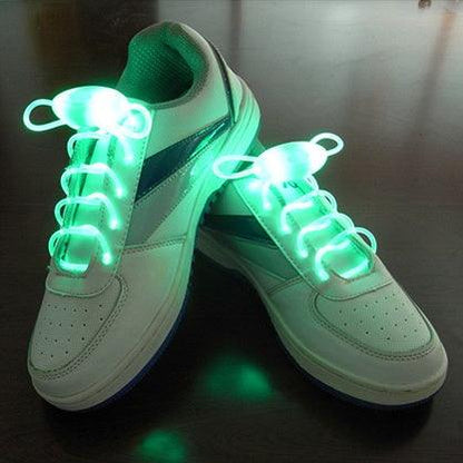 "Led Sport Shoe Laces Glow Shoe Strings Round Flash Light Shoelaces - MANDOTOS"