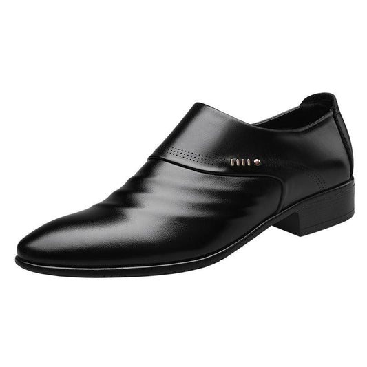 "Casual pointed toe shoes men leather shoes men - MANDOTOS"