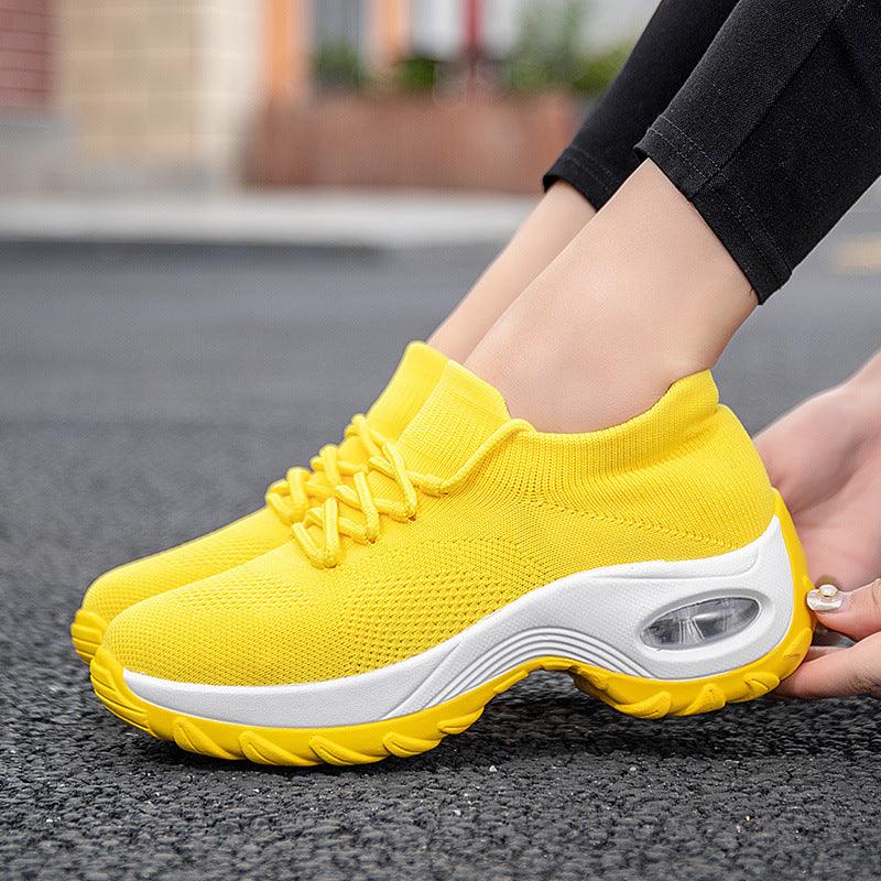 "Sports shoes women flying knit socks shoes shaking shoes - MANDOTOS"