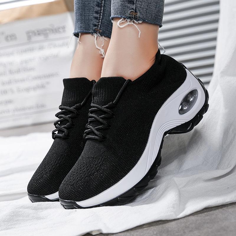 "Sports shoes women flying knit socks shoes shaking shoes - MANDOTOS"