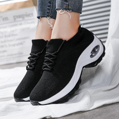 "Sports shoes women flying knit socks shoes shaking shoes - MANDOTOS"