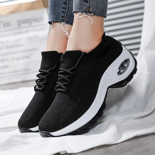 "Sports shoes women flying knit socks shoes shaking shoes - MANDOTOS"