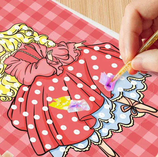 "DIY Hand-painted Girl Stickers - MANDOTOS"