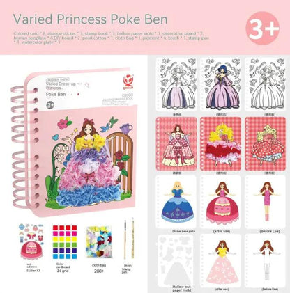 "DIY Hand-painted Girl Stickers - MANDOTOS"