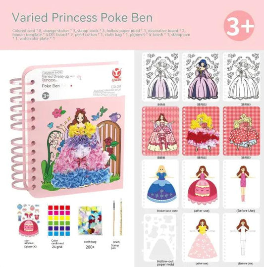 "DIY Hand-painted Girl Stickers - MANDOTOS"