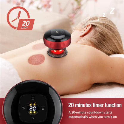 "Electric Vacuum Cupping Massage Body Cups Anti-Cellulite Therapy Massager For Body Electric Guasha Scraping Fat Burning Slimming - MANDOTOS"