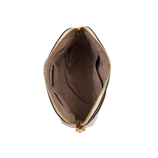 "Michael Kors Ole Jet Set Travel Medium Pvc Printed Women'S Single Shoulder Crossbody Shell Bag - MANDOTOS"