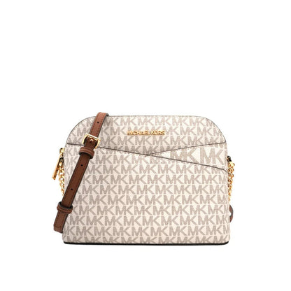 "Michael Kors Ole Jet Set Travel Medium Pvc Printed Women'S Single Shoulder Crossbody Shell Bag - MANDOTOS"