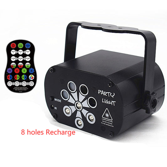 "Dynamic LED Stage Light Laser Projector with Voice Control - MANDOTOS"