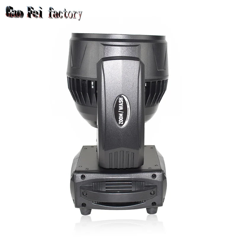 "4-In-1 RGBW LED Zoom Lyre Wash Moving Head DJ Lights with Flight Cases - MANDOTOS"