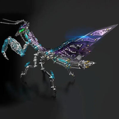 "New Mechanical Praying Mantis Metal DIY Punk Praying Mantis Stainless Steel Insect Assembly 3D Puzzle for Adult and Children - MANDOTOS"