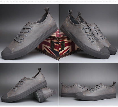"Men's Spring Tide Leather Casual Shoes - MANDOTOS"