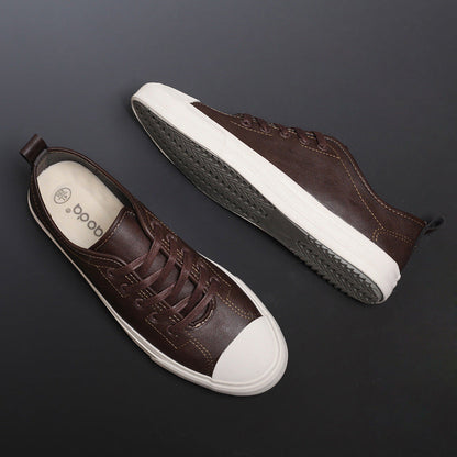 "Men's Spring Tide Leather Casual Shoes - MANDOTOS"