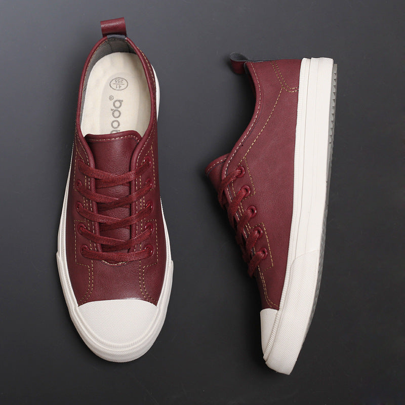 "Men's Spring Tide Leather Casual Shoes - MANDOTOS"