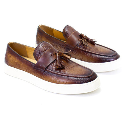 "Men's Casual Leather Flats – Style Meets Comfort - MANDOTOS"