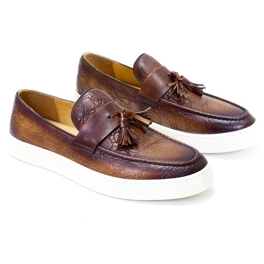 "Men's Casual Leather Flats – Style Meets Comfort - MANDOTOS"