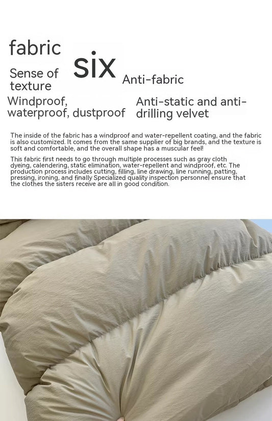 "Women's Cozy Long Hooded Down Jacket - MANDOTOS"