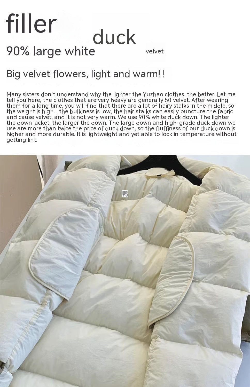 "Women's Cozy Long Hooded Down Jacket - MANDOTOS"