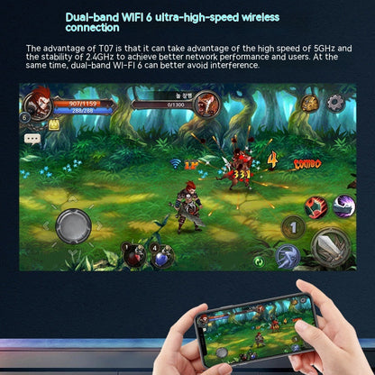 "T07 Full HD Smart Projector - 320 ANSI Lumens Brightness - MANDOTOS"