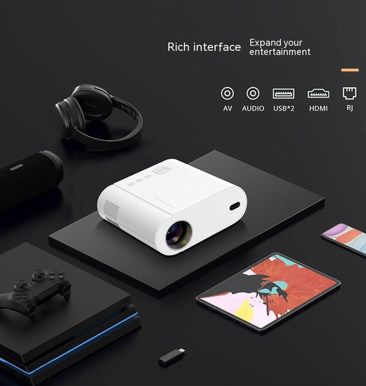 "T07 Full HD Smart Projector - 320 ANSI Lumens Brightness - MANDOTOS"