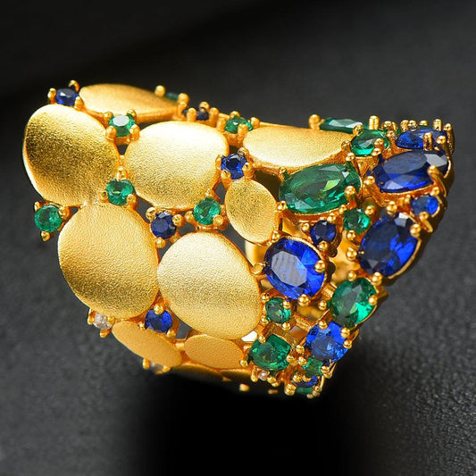 "New Fashion New Noble Luxury Bangle Earrings Ring - MANDOTOS"