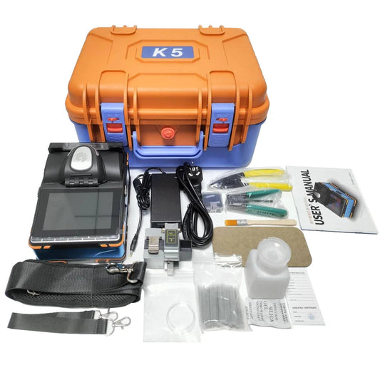 "Revolutionary K5 Optical Fiber Fusion Splicer with 6 Motors - MANDOTOS"