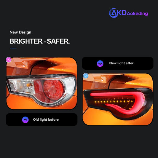 "Elevate Your Ride: AKD LED Tail Lights for Toyota 86 & Subaru BRZ - MANDOTOS"