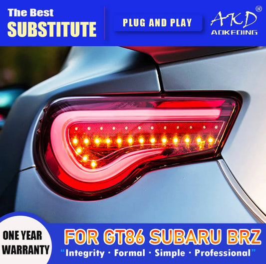 "Elevate Your Ride: AKD LED Tail Lights for Toyota 86 & Subaru BRZ - MANDOTOS"