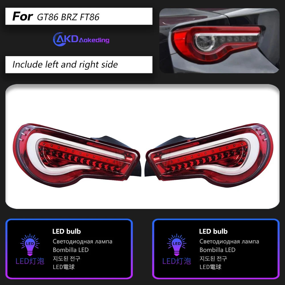 "Elevate Your Ride: AKD LED Tail Lights for Toyota 86 & Subaru BRZ - MANDOTOS"