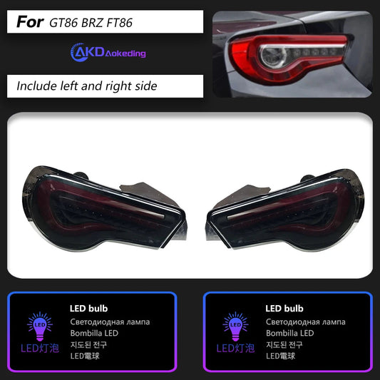 "Elevate Your Ride: AKD LED Tail Lights for Toyota 86 & Subaru BRZ - MANDOTOS"