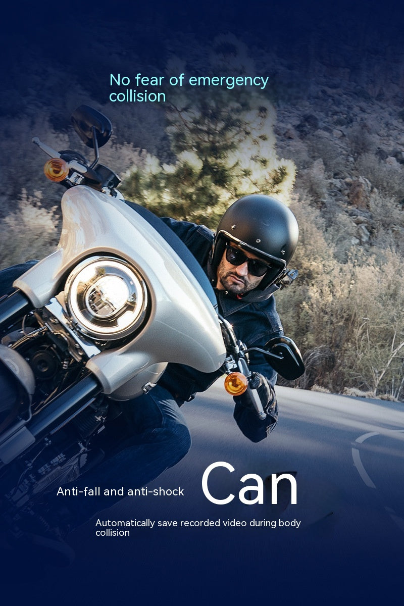 "R3 Motorcycle Helmet Intercom Bluetooth Headset & Driving Recorder - MANDOTOS"