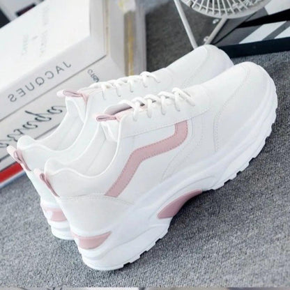 "Sneakers Women Simple Breathable Walking Mesh Flat Shoes Sneakers Women Gym Vulcanized Shoes White Female Footwear New Fashion - MANDOTOS"