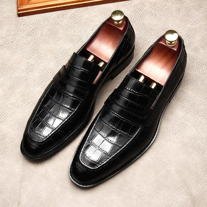 "Sophisticated Genuine Leather Business Shoes for Men - MANDOTOS"