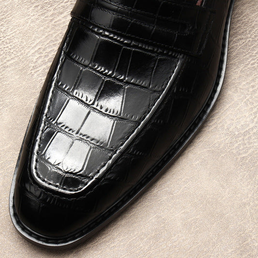 "Sophisticated Genuine Leather Business Shoes for Men - MANDOTOS"
