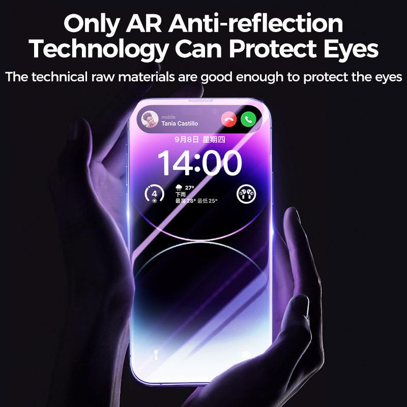"Fingerprint Anti Peep High-definition Anti Drop Protective Tempered Film - MANDOTOS"