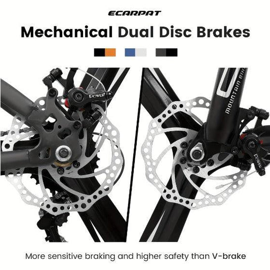 "High-carbon Steel Frame Fork Bike - MANDOTOS"