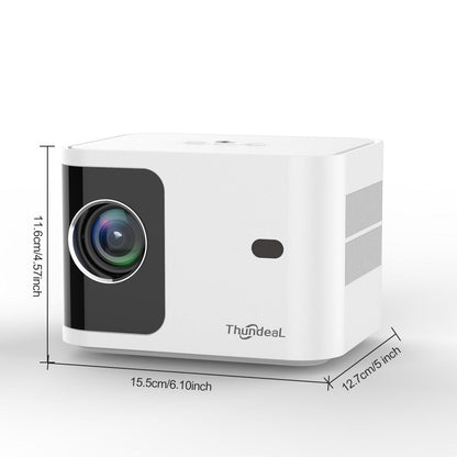 "Smart HD 720p Wireless Projector with Adjustable Trapezoidal Technology - MANDOTOS"