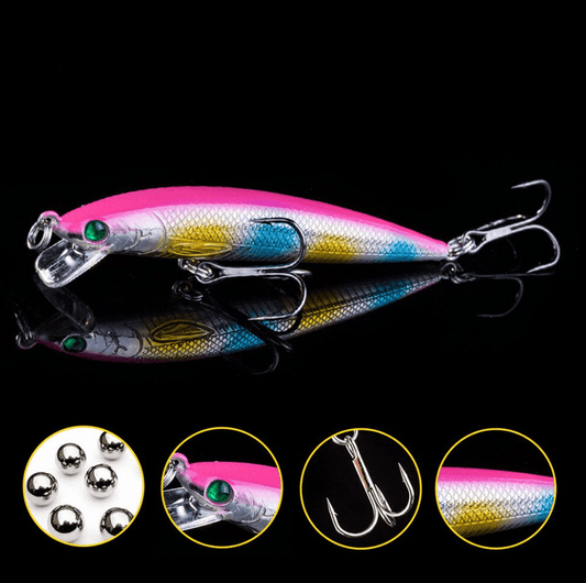 7CM Triple-Sharp Minnow Fishing Lure - MANDOTOS