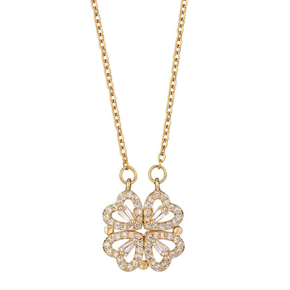 Variety Four-leaf Clover Non-fading Light Luxury Titanium Steel Necklace - MANDOTOS