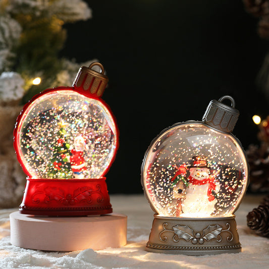 Christmas Holiday Decorations Luminous Simulation Flat Light LED Decoration Scene Layout Flame Light Home Decor - MANDOTOS