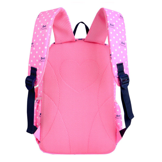 Korean-style cute princess backpack for elementary school girls by Ancient Energy, featuring colorful cartoon princess design.