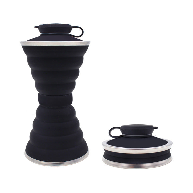 500ML Foldable Silicone Water Bottle: Ultimate Travel Companion! - MANDOTOS0