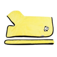 Absorbent Pet Bathrobe With Waist-wrapped Microfiber