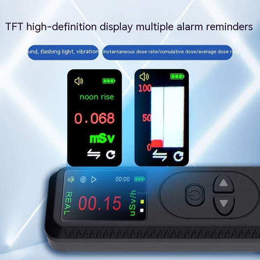 Nuclear Radiation Detector Radioactive Geiger Counter TFT Color Display Rays Tester With Sound Alarm Function - MANDOTOS