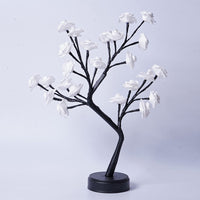 Table Lamp Flower Tree Rose Lamps Fairy Desk Night Lights USB Operated Gifts For Wedding Valentine Christmas Decoration - MANDOTOS