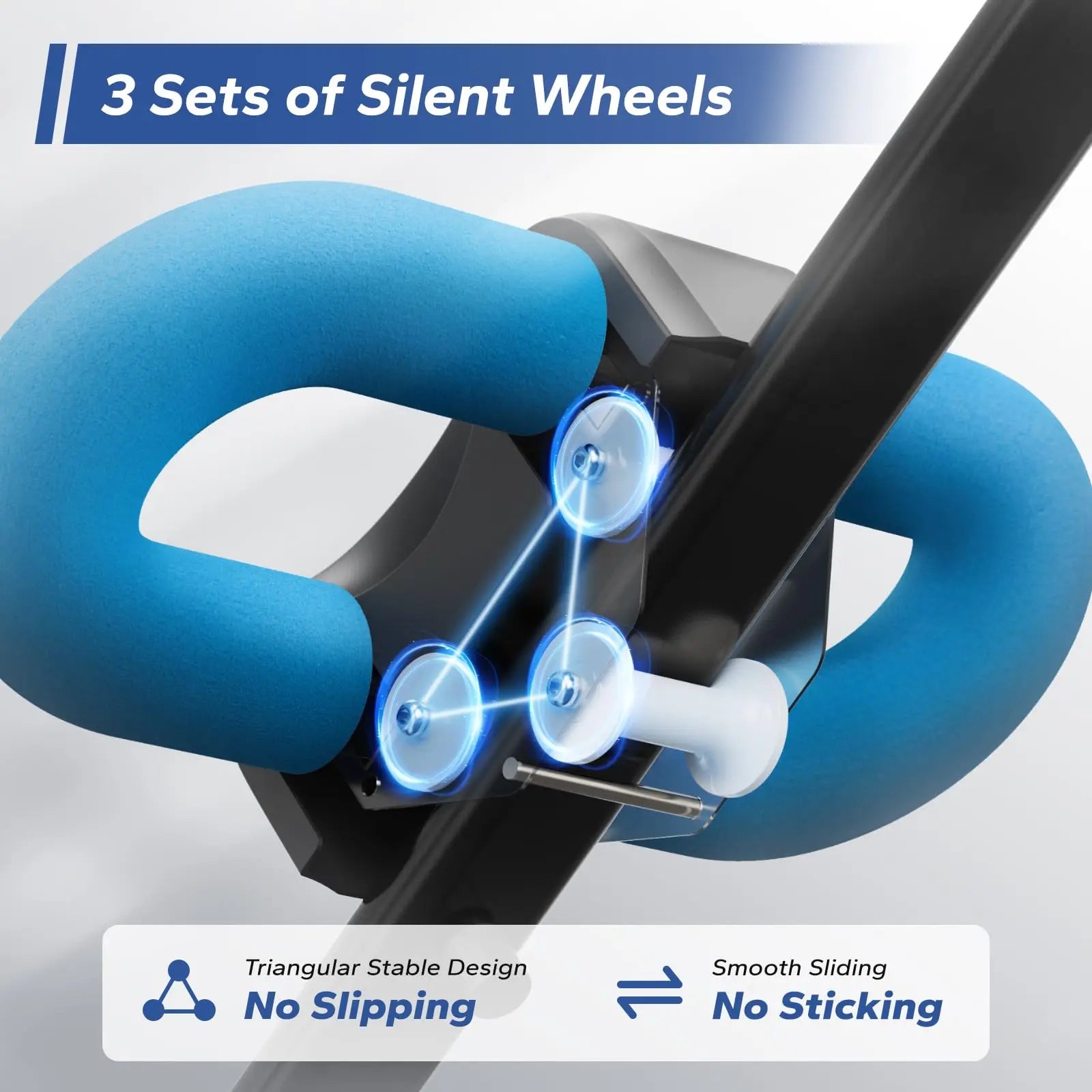 MERACH Ab Machine Adjustable Trainer Workout Foldable Knee Protection Abdominal Exercise Machine Core Ab Exercise System Trainer - MANDOTOS