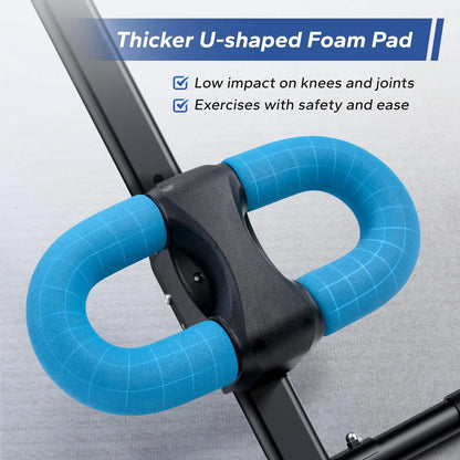 MERACH Ab Machine Adjustable Trainer Workout Foldable Knee Protection Abdominal Exercise Machine Core Ab Exercise System Trainer - MANDOTOS