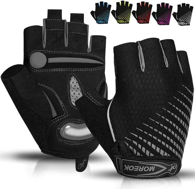RideGuard Half Finger Cycling Gloves - MANDOTOS